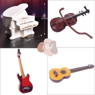 Violin Musical Instrument Topper Guitar/ Violin Miniature Guitar Piano Cake Decoration Music Theme C
