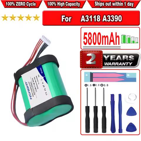 HSABAT 5800mAh PA23 Battery for Anker Soundcore Motion Boom Outdoor Rave Mini Bluetooth Speaker Mode