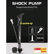 Giyo GS41 300 PSI Portable Shock Pump