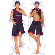 Japanese Anime Kuroko no Basuke Aomine Daiki Male Throw Cosplay Dakimakura Cover Bedding Hugging Bod