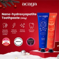 Acaya Nano-Hydroxyapatite Toothpaste | Whitening, Sensitive Gum Relief | First Date & Summer Tales F