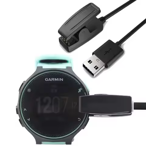 Charger for Garmin Forerunner Lily 2 35 230 235 630 645 Music 735XT, Approach G10 S20, Vivomove HR -
