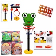 Children's Basketball Hoop Animal Character Set NBA Toy + Ball + Pump 669T