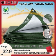 Tarpaulin canvas,PE Kanvas,Sunshade waterproof (with hole)4X3,4X5,4X6m,Camping kanvas khemah
