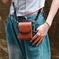 Digital Camera Bag Leather Case Halter c Canon G7X2/G7X3 Sony Black Card RX100 Diagonal Shoulder Bag