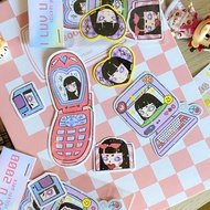 I Luv U 2000 ( Y2K ) sticker pack ( waterproof vinyl )