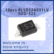 10pcs RLSD32A031LV SOD-323 3.3V Unidirectional Low Capacitance Surface Mount ESD Diode