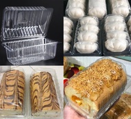 Lốc 50 hộp nhựa đựng bánh bông lan đưng thực phẩm H07 hình chữ nhật 20x 9.5x 9cm