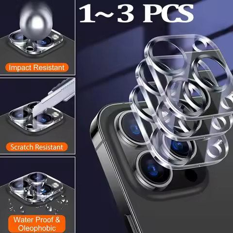 1~3 PCS Camera Protector For iPhone 17 16 15 Pro Max Camera Lens Film For APPle iPhone 15 ip 14 13 M