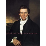 Potret Joseph Smith Jr - Cetakan Seni Pengasas Gereja LDS, Poster Hiasan Dinding Keagamaan
