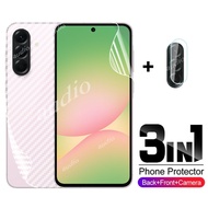 For Samsung A56 5G 3in1 Front Back Lens Hydrogel Film For Samsung Galaxy A56 GalaxyA56 5G 2025 Smart
