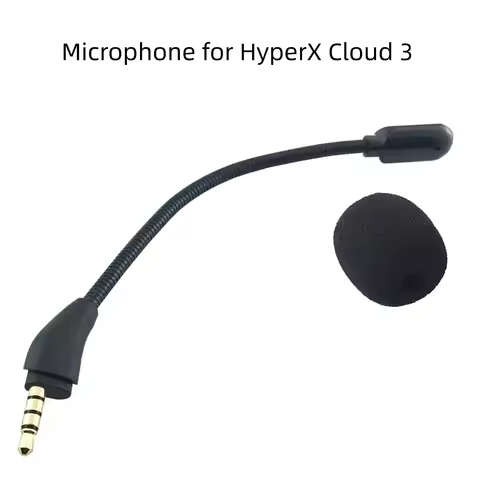 Replacement Microphone for HyperX Cloud III Gaming Headset Wired version Microphone for HyperX Cloud