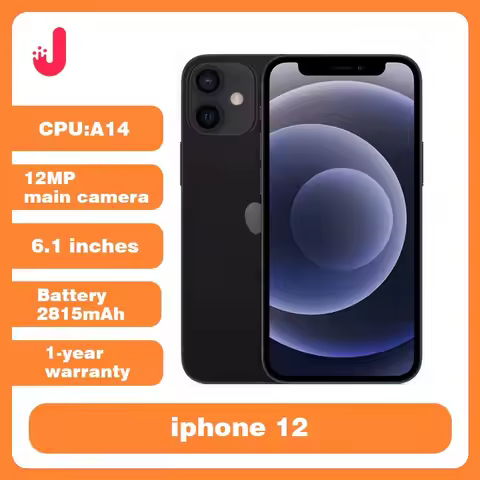 unlocked iPhone 12 5G LTE 6.1'' 4GB&64/128GB IOS A14 Bionic Face ID cellphone iphone12