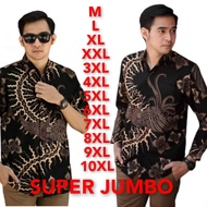 KEMEJA Jumbo batik shirt for men, batik shirt ML XL XXL 5XL 10XL