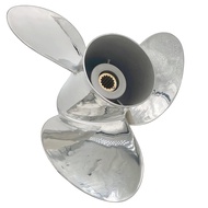 ARKDOZA Boat Propeller 14 1/4x17 Fit for Suzuki Outboard 60HP-300HP 3 Blades Stainless Steel Prop SS