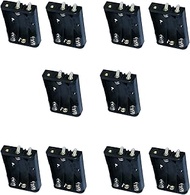 AERZETIX - C3412-10 x Battery Holder - 3xAAA LR03 - for 3 Batteries - or Batteries Socket Frame