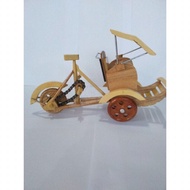 Large/small wooden model cyclo