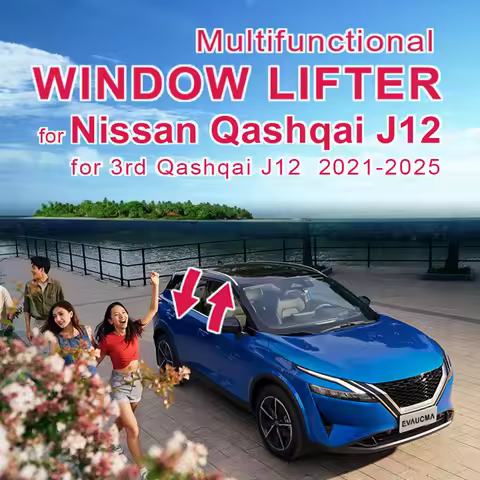 For Nissan Qashqai J12 2021-2025 Car Power Window Lifter Close System Window Closer For 3rd Qashqai
