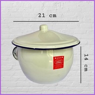 ∆ ▤ ◴ Enamel Chamber Pot #22/ Arinola