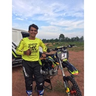 Gearset MOTOCROSS JERSEY SET TRAIL TRABAS GRASTRACK JEREYSET ADVENTURE DFM RACING skull rider