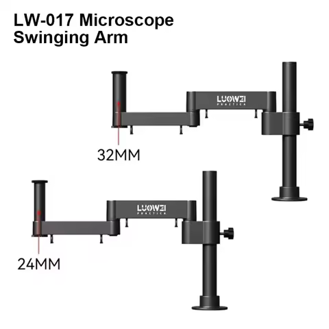 Luowei LW-017 Microscope Swing Arm Bracket Rotating Universal Flexible Folding Adjustable Fixed Lift