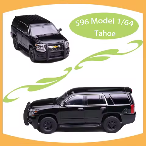 596 Model 1/64 Scale Tahoe Diecast Alloy Model Car Static Collection Decorated Holiday Gifts Toys