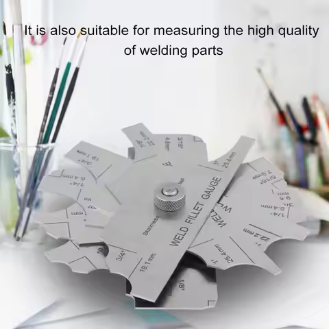 Fillet Weld Gauge Welding Gauge Gage Test Ulnar Welder Inspection Gauge Both Inch And Metric Welding