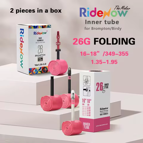 RideNow 16/18inch foldingl Bicycle 26g TPU Inner Tube 349/355 1.35-1.95 Plastic / Alloy Valve Stem 2