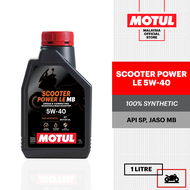 MOTUL Scooter Power LE 4T 5W40 1L – Synthetic Engine Oil