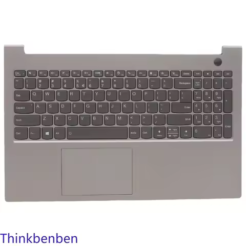 US English Mineral Gray Keyboard Upper Case Palmrest Shell Cover For Lenovo ThinkBook 15 G2 ARE ITL 