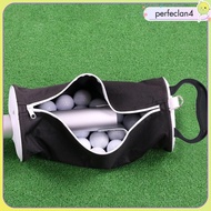 [Perfeclan4] Golf Ball Pick up Shag Bag with Pocket Storage Claw Sucker Tool Golf Ball