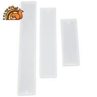 12 Pcs/Set Rectangle Silicone Bookmark Mold DIY Bookmark Mould Making Epoxy Resin Jewelry