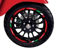 Bia Qiaoweispar GTS 300 Wheel Reflective Sticker Wheel Rim Sticker Tire Bell Sticker Modified Decal 