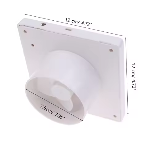 75mm Exhaust Fan Home Inline Pipe Duct Fan For Bathroom Extractor Ventilation Kitchen Toilet Wall Ai