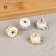 [GLG]2 PCS 7pin B7G Ceramic Vacuum Tube Socket Valve Base For 6Z4/EAA91/EC92, Etc. Vintage Audio Amp