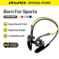 Awei A880 PRO Super Bass Bluetooth 6.0 Earphones Sports Running Earbuds With Mic