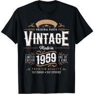 Vintage 1959 65Th Birthday Gifts 65 Year Old For Men T-Shirt
