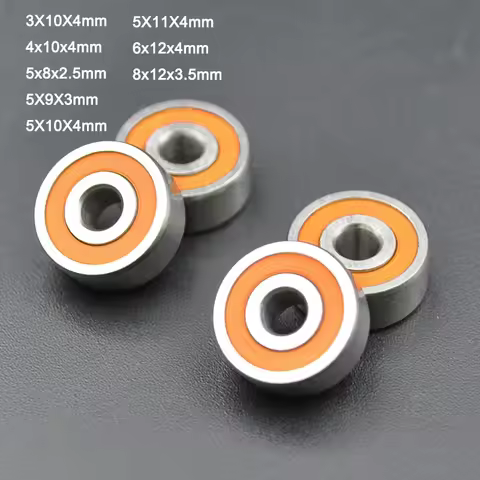 2pcs Hybrid Ceramic Bearing Stainless bait casting Spinning Fishing Reels 5*10*4 3x10x4 5x11x4 Beari