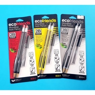 [ Unicorn ] Auto Pencil Set 2B 2.0mm 2's ECO1 Pensil Mekanikal