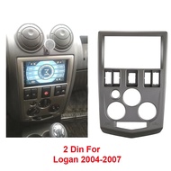 2 Din Car Audio Radio Fascia for 2004 - 2007 DVD Player Stereo Panel Frame