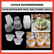 LAVA(JM170)24pcs pack/Mini Puding Mould/acuan kek/acuan puding/Mini Jelly Mould/Agar-Agar/Jelly/Pudi