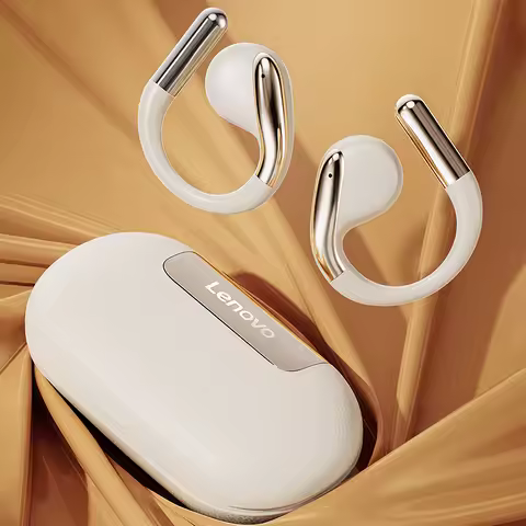 Lenovo EA366 Over-Ear Bluetooth Headphones, Open-Back Bone Conduction, Bluetooth 5.4 Stable Connecti