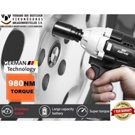 🔧German Engineering Power 21V Impact Wrench, High Torque, Cordless Drill Screwdriver Bits Optional