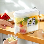 冰箱冷水壺帶水龍頭橫放可放冰箱涼水壺夏天家用大容量防摔