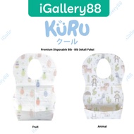 KURU Premium Disposable Bib Disposable Baby Apron Baby Bibs Apron