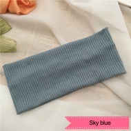 *Ready Stock*Daily Sports Headband High Elastic Mens And Womens Headband Korean Knit Face Wash Headb