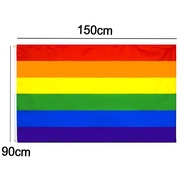 Kids ⚡พร้อมส่ง⚡ ธง หลากหลายทางเพศ LGBT ขนาด lgbt flag ธงสีรุ้ง สีรุ้ง 🏳🌈 Pride Month 🏳🌈