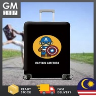 GMshop Heroes Polyester Travel Luggage Suitcase Protective Cover Luggage Protector Cover Cute Cartoo