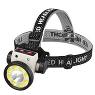 Senter Kepala COB+LED Headlamp Cahaya Terang Dengan Sensor Tangan Free USB - LY004