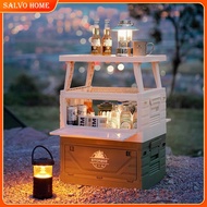 Salvo Camping Storage Box Collapsible Portable Outdoor Storage Box For Camping/Car Trunk/Fishing